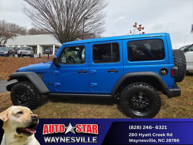 2026 Jeep Wrangler WRANGLER 4-DOOR WILLYS 2026 Jeep Wrangler WRANGLER 4-DOOR WILLYS