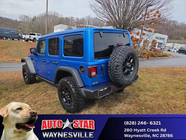 2026 Jeep Wrangler WRANGLER 4-DOOR WILLYS 2026 Jeep Wrangler WRANGLER 4-DOOR WILLYS