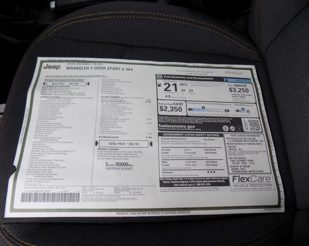 2026 Jeep Wrangler Sport S