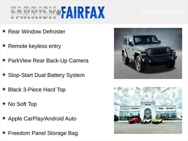 2026 Jeep Wrangler WRANGLER 2-DOOR SPORT S