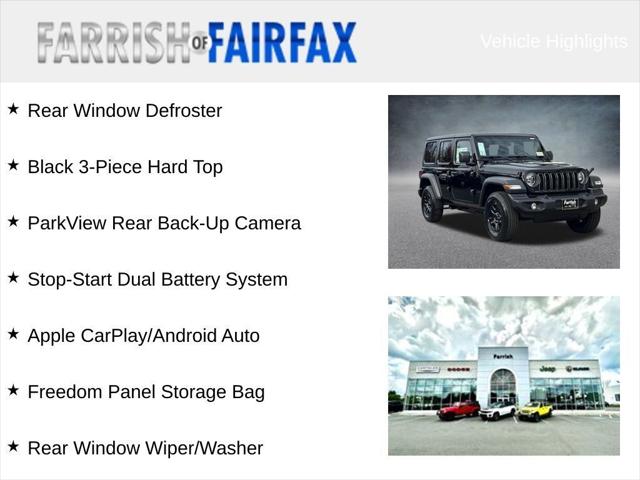 2026 Jeep Wrangler WRANGLER 4-DOOR SPORT 2026 Jeep Wrangler WRANGLER 4-DOOR SPORT