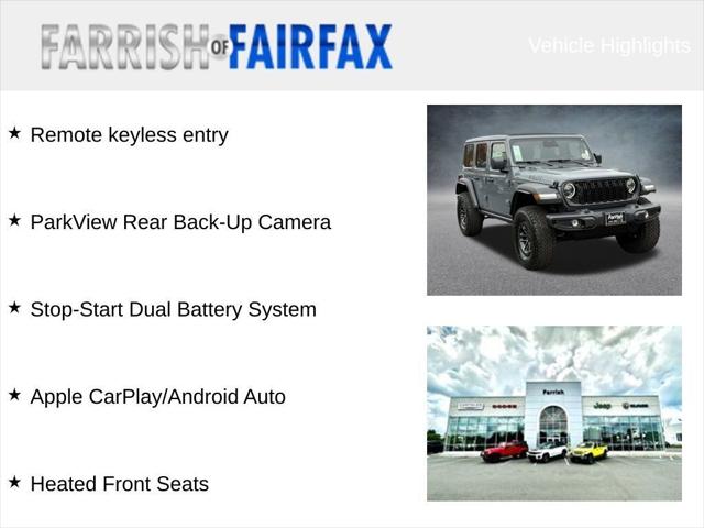 2026 Jeep Wrangler WRANGLER 4-DOOR WILLYS 2026 Jeep Wrangler WRANGLER 4-DOOR WILLYS