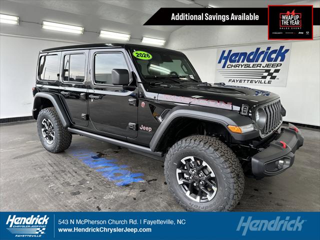 2026 Jeep Wrangler WRANGLER 4-DOOR RUBICON 2026 Jeep Wrangler WRANGLER 4-DOOR RUBICON
