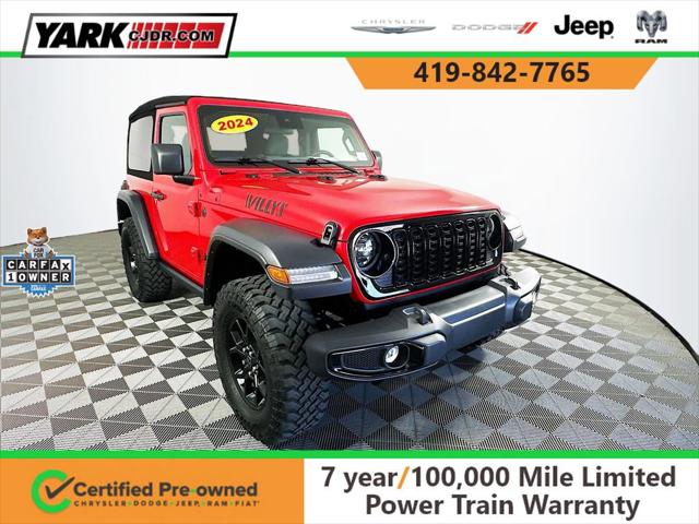 2024 Jeep Wrangler 2-Door Willys 4x4 2024 Jeep Wrangler 2-Door Willys 4x4
