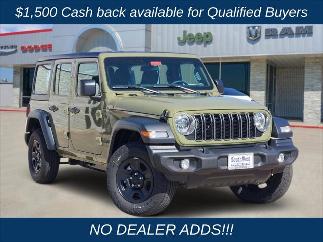 2026 Jeep Wrangler WRANGLER 4-DOOR SPORT 2026 Jeep Wrangler WRANGLER 4-DOOR SPORT