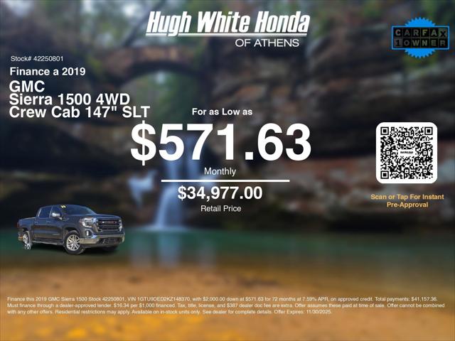 2019 GMC Sierra 1500 SLT 2019 GMC Sierra 1500 SLT