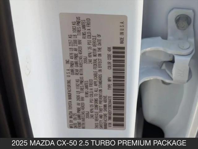 2025 Mazda CX-50 2.5 Turbo Premium Package