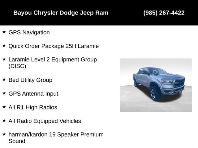 2022 RAM 1500 Laramie Crew Cab 4x4 57 Box
