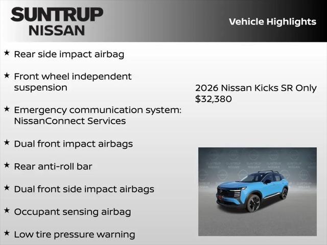 2026 Nissan Kicks SR