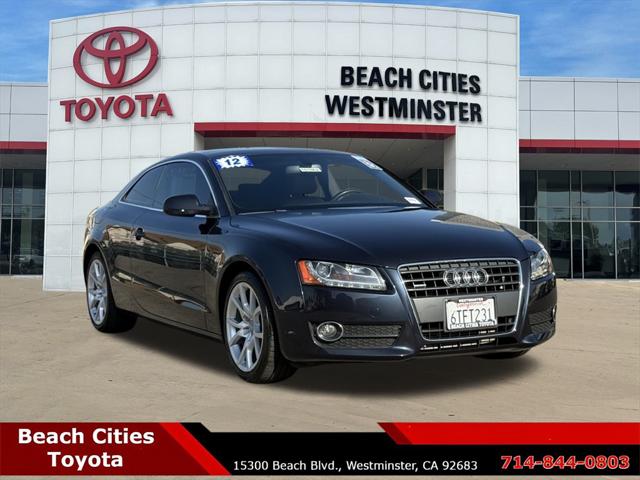 Used 2012 Audi A5 Premium with VIN WAULFAFR3CA003042 for sale in Westminster, CA