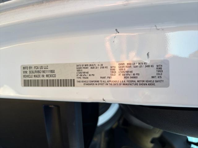 2022 Ram ProMaster Cargo Van High Roof 136 WB