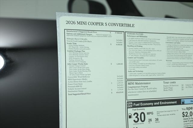2026 MINI Cooper Convertible Cooper S