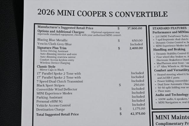 2026 MINI Cooper Convertible Cooper S
