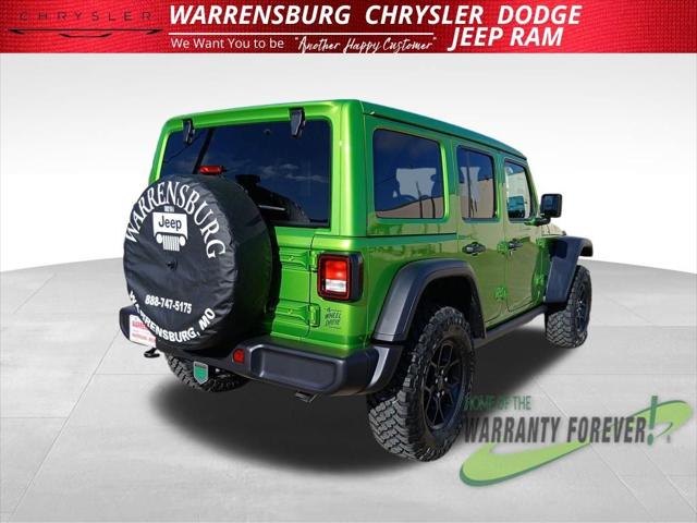 2026 Jeep Wrangler WRANGLER 4-DOOR WILLYS 2026 Jeep Wrangler WRANGLER 4-DOOR WILLYS