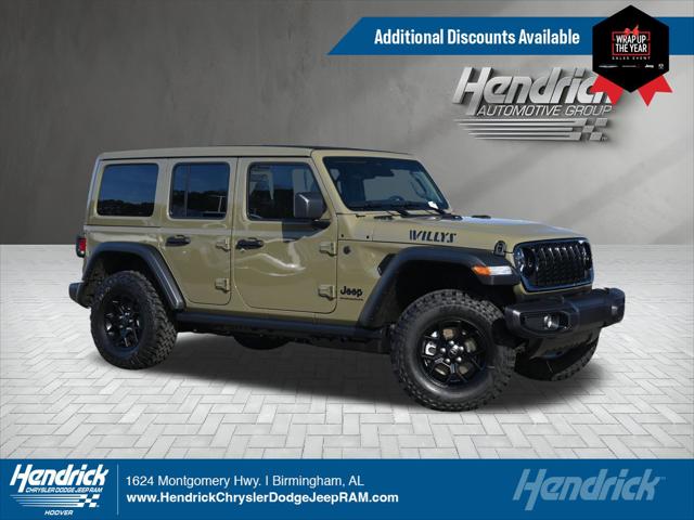 2026 Jeep Wrangler WRANGLER 4-DOOR WILLYS 2026 Jeep Wrangler WRANGLER 4-DOOR WILLYS