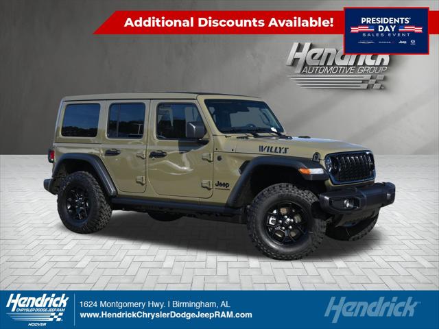 2026 Jeep Wrangler WRANGLER 4-DOOR WILLYS 2026 Jeep Wrangler WRANGLER 4-DOOR WILLYS