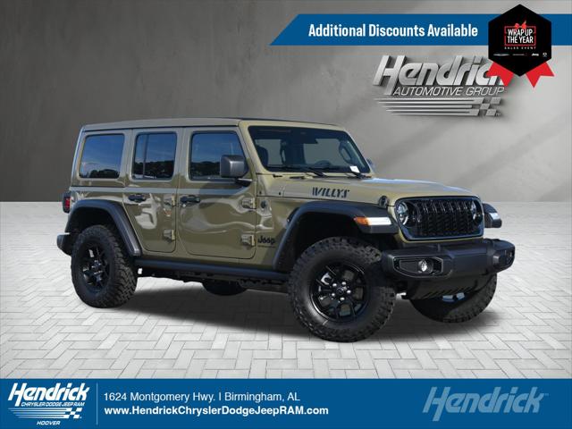 2026 Jeep Wrangler WRANGLER 4-DOOR WILLYS 2026 Jeep Wrangler WRANGLER 4-DOOR WILLYS