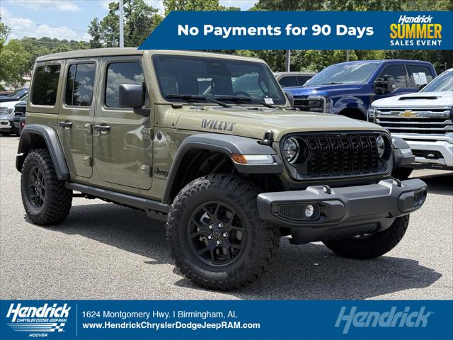 2026 Jeep Wrangler 4-Door Willys 4x4 for sale in Hoover, AL