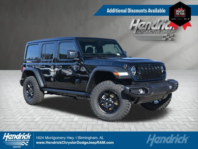 2026 Jeep Wrangler WRANGLER 4-DOOR WILLYS 2026 Jeep Wrangler WRANGLER 4-DOOR WILLYS