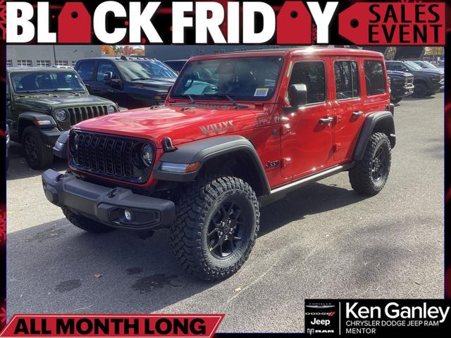 2026 Jeep Wrangler WRANGLER 4-DOOR WILLYS 2026 Jeep Wrangler WRANGLER 4-DOOR WILLYS