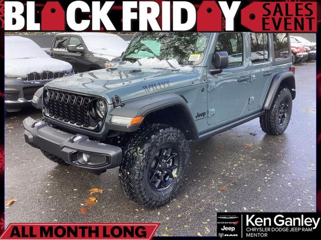 2026 Jeep Wrangler WRANGLER 4-DOOR WILLYS 2026 Jeep Wrangler WRANGLER 4-DOOR WILLYS