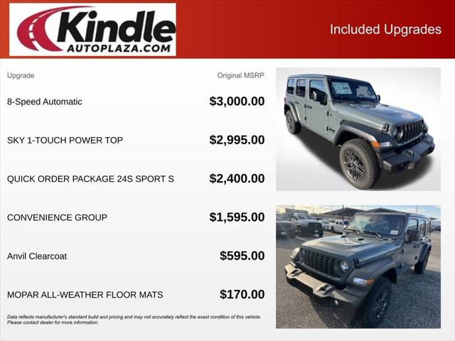 2026 Jeep Wrangler WRANGLER 4-DOOR SPORT S