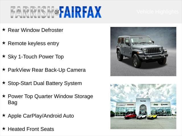 2026 Jeep Wrangler WRANGLER 4-DOOR SPORT S 2026 Jeep Wrangler WRANGLER 4-DOOR SPORT S