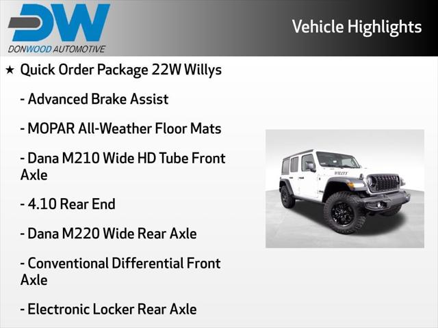 2026 Jeep Wrangler WRANGLER 4-DOOR WILLYS 2026 Jeep Wrangler WRANGLER 4-DOOR WILLYS