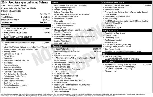 2014 Jeep Wrangler Unlimited Sahara