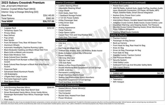 2023 Subaru Crosstrek Premium 2023 Subaru Crosstrek Premium