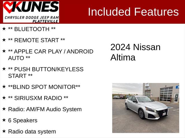 2024 Nissan Altima SV FWD 2024 Nissan Altima SV FWD