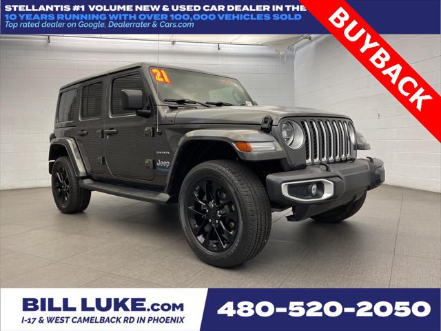 2021 Jeep Wrangler 4xe Unlimited Sahara 4x4 2021 Jeep Wrangler 4xe Unlimited Sahara 4x4