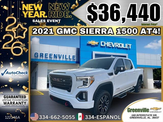 2021 GMC Sierra 1500 4WD Crew Cab Short Box AT4