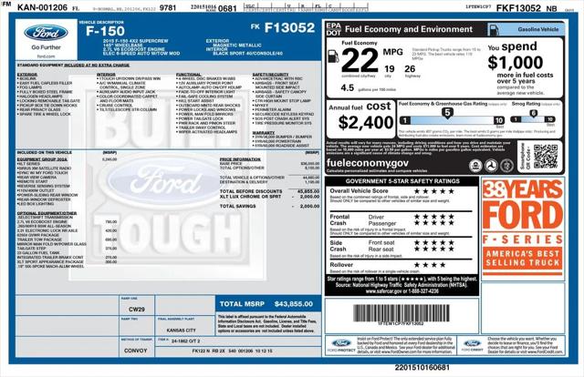 2015 Ford F-150 XLT 2015 Ford F-150 XLT