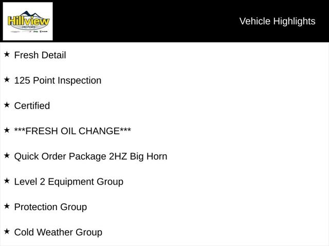 2020 RAM 2500 Big Horn Crew Cab 4X4 64 Box 2020 RAM 2500 Big Horn Crew Cab 4X4 64 Box
