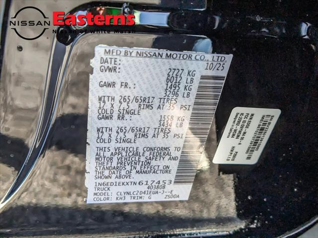2026 Nissan Frontier Crew Cab SV 4x4