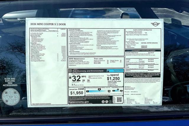 2026 MINI Hardtop Cooper S