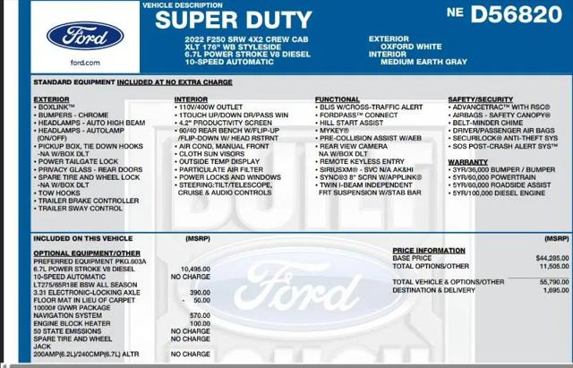 2022 Ford F-250 XLT