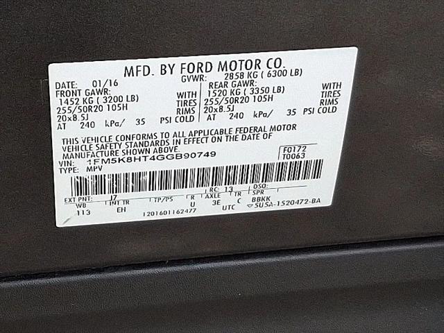 2016 Ford Explorer Platinum