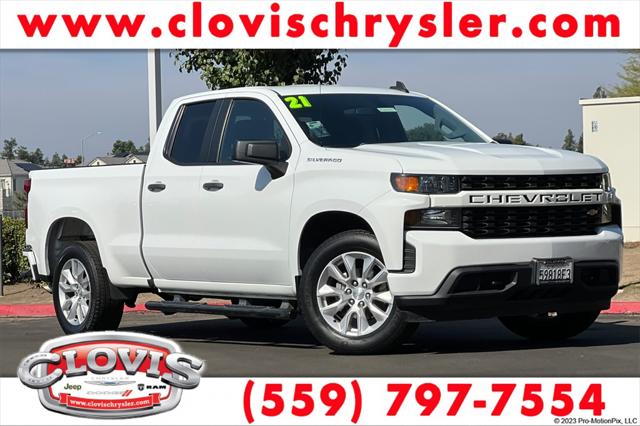2021 Chevrolet Silverado 1500 2WD Double Cab Standard Bed Custom 2021 Chevrolet Silverado 1500 2WD Double Cab Standard Bed Custom
