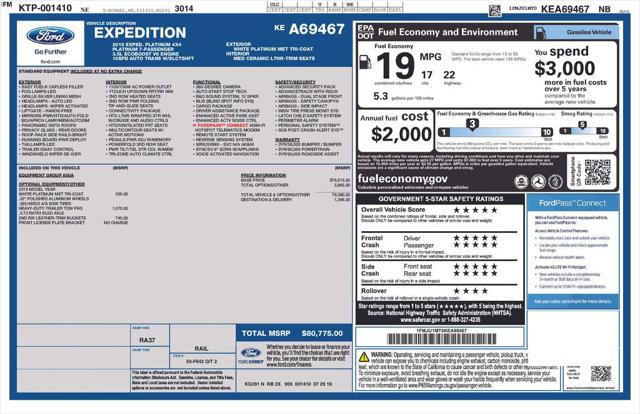 2019 Ford Expedition Platinum 2019 Ford Expedition Platinum