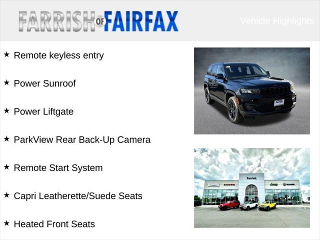 2025 Jeep Grand Cherokee GRAND CHEROKEE ALTITUDE X 4X4 2025 Jeep Grand Cherokee GRAND CHEROKEE ALTITUDE X 4X4