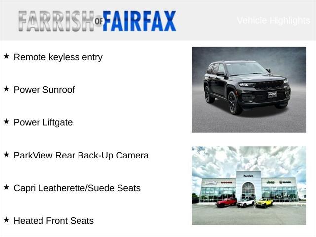 2025 Jeep Grand Cherokee GRAND CHEROKEE ALTITUDE X 4X4 2025 Jeep Grand Cherokee GRAND CHEROKEE ALTITUDE X 4X4