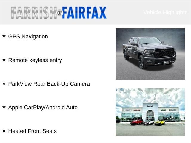 2026 RAM 1500 RAM 1500 BIG HORN CREW CAB 4X4 57 BOX