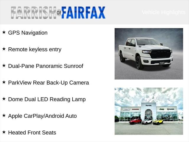 2026 RAM 1500 RAM 1500 BIG HORN CREW CAB 4X4 57 BOX