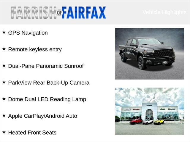 2026 RAM 1500 RAM 1500 BIG HORN CREW CAB 4X4 57 BOX