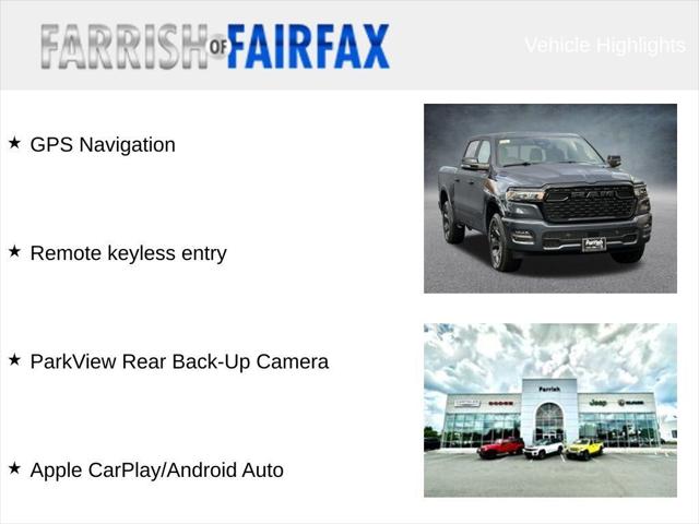 2026 RAM 1500 RAM 1500 BIG HORN CREW CAB 4X4 57 BOX