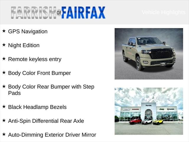 2026 RAM 1500 RAM 1500 BIG HORN CREW CAB 4X4 57 BOX