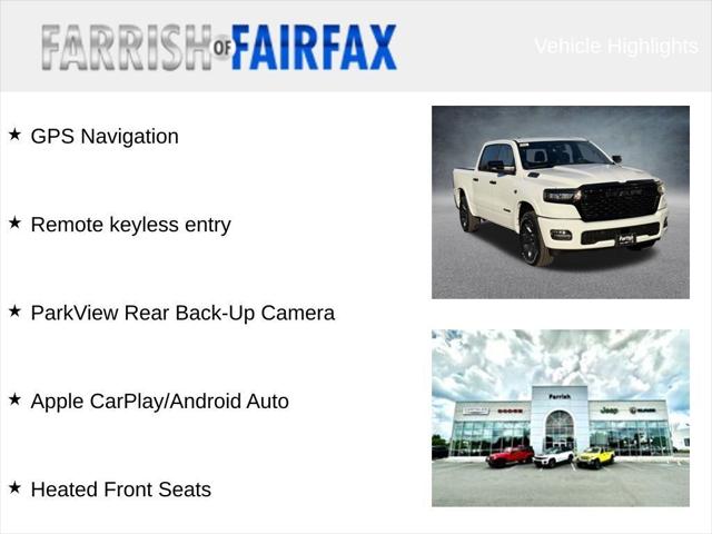 2026 RAM 1500 RAM 1500 BIG HORN CREW CAB 4X4 57 BOX 2026 RAM 1500 RAM 1500 BIG HORN CREW CAB 4X4 57 BOX