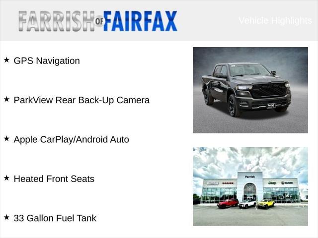 2026 RAM 1500 RAM 1500 BIG HORN CREW CAB 4X4 57 BOX